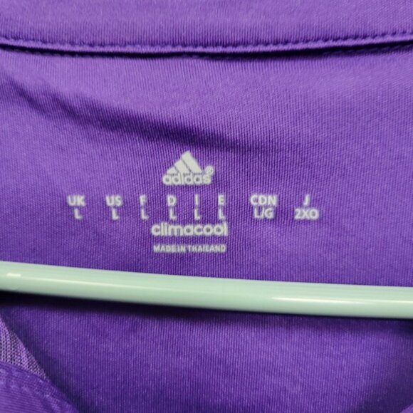 NEW Adidas Orlando City Home Soccer Polo Jersey Mens L Ricardo Kaka #10 Purple - Picture 4 of 10